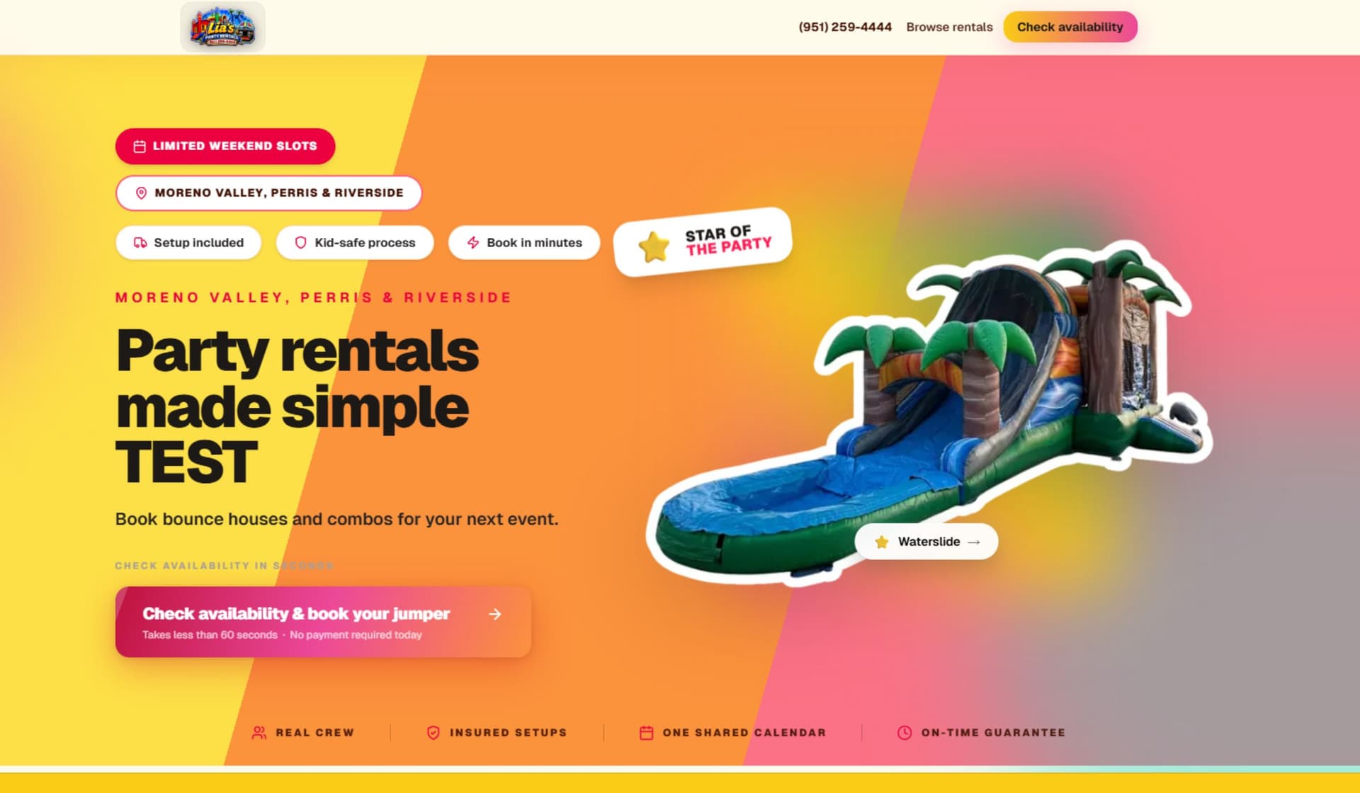 Conversion-focused website preview