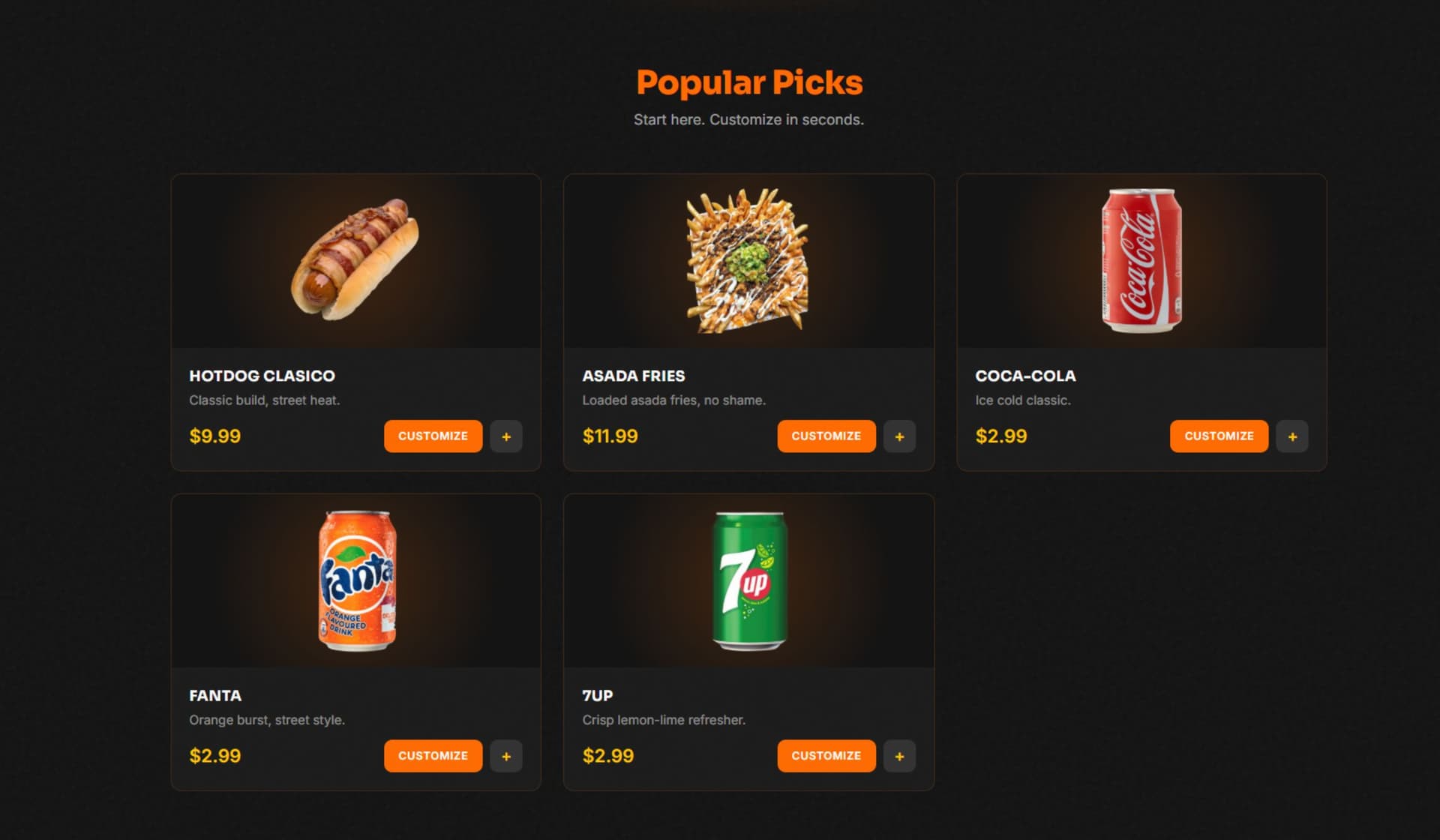Interactive pricing or order estimator
